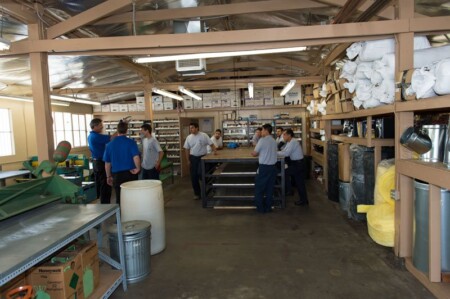 Morning safety meeting